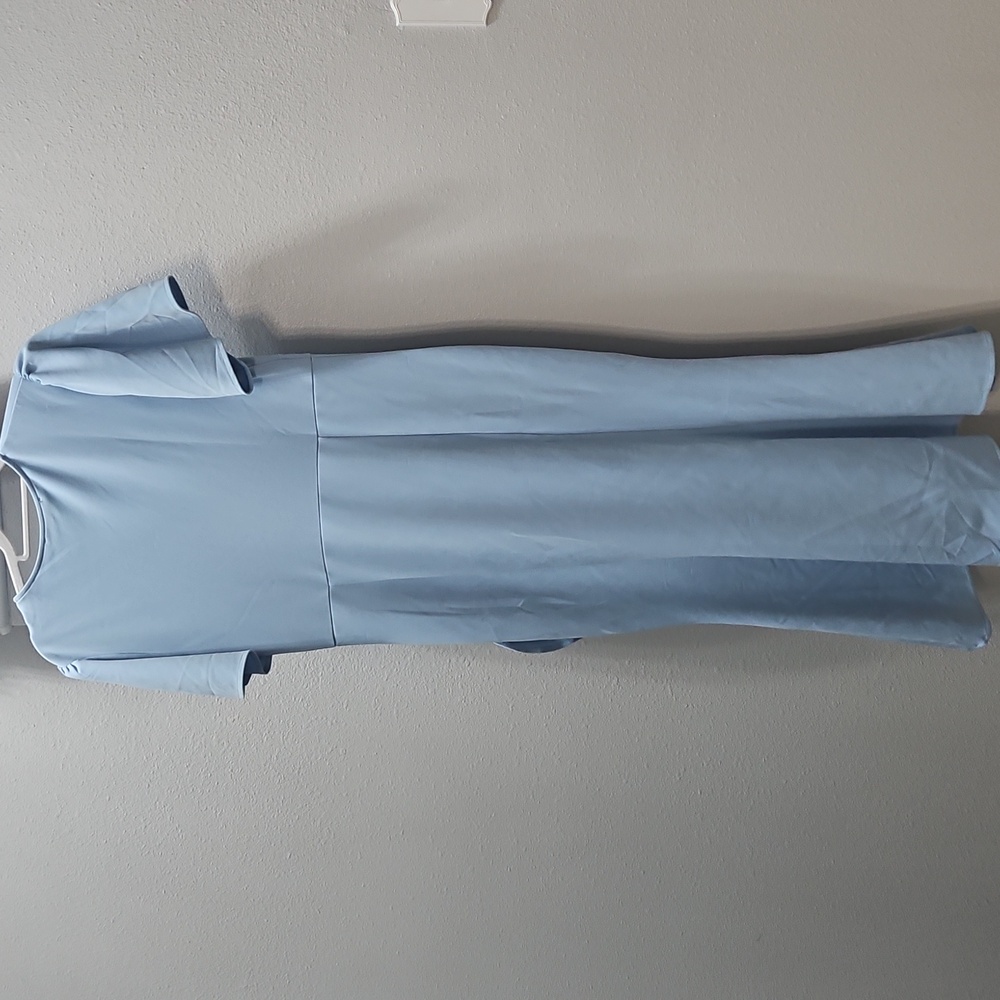 Grace Karin Asymmetrical Light Blue Dress - Picture 4 of 4
